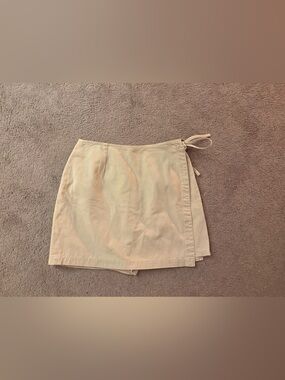 Classic Women's Wrap Skirt in Beige
